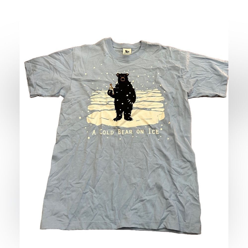 Hatley A Cold Bear On Ice Funny Beer Tshirt